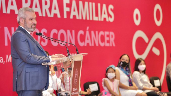 Arranca Bedolla programa de apoyo universal a familias de niñas y niños con cáncer