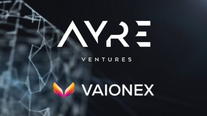 Vaionex cierra una gran ronda de inversión con Ayre Ventures