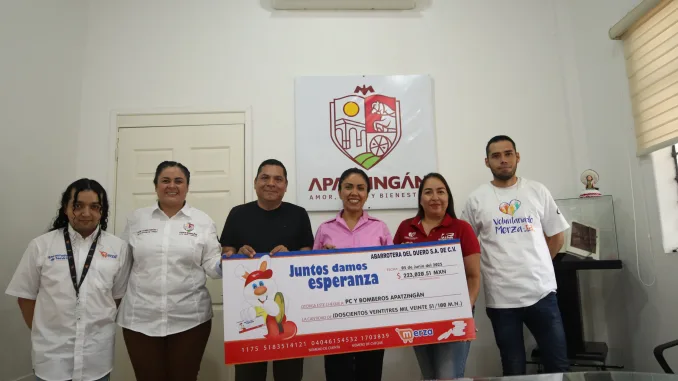 fanny-arreola Fundación Merza entrega donativo a Protección Civil de Apatzingán