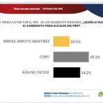 Brissa Arroyo, única aspirante del PRD a la alcaldía de Morelia según Massive Caller