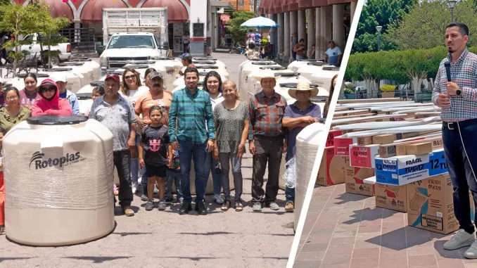 yurecuaro-portada Moisés Navarro Impulsa el Bienestar en Yurécuaro con Entrega de Tinacos y Termosolares